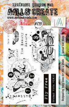 AALL & Create Clear Stamp Spread Your Wings AALL-TP-729*
