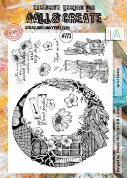 AALL & Create Clear Stamp Secret Garden AALL-TP-773*