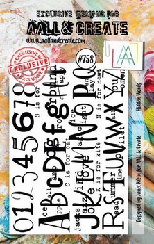 AALL & Create Clear Stamp Hidden Words AALL-TP-758