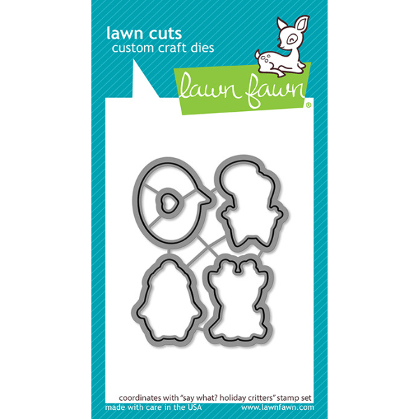 Lawn Fawn Snijmal Say What? Holiday Critters LF2952