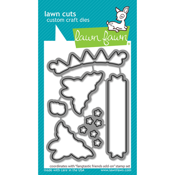 Lawn Fawn Snijmal Fangtastic Friends Add-On LF2940