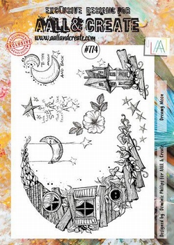 AALL & Create Clear Stamp Dreamy Moon AALL-TP-774*