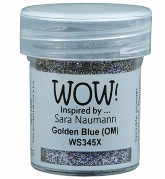 WOW Embossing Poeder Glitter Golden Blue WS345X