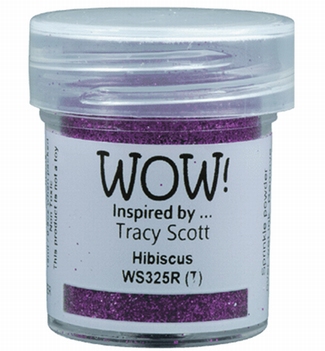 WOW Embossing Poeder Glitter Hibiscus WS325R