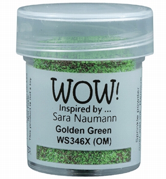WOW Embossing Poeder Glitter Golden Green WS346X