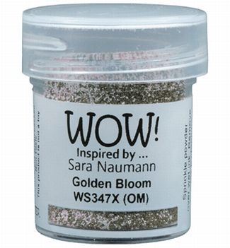 WOW Embossing Poeder Glitter Golden Bloom WS347X