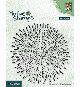 Nellie Snellen Texture Clear Stamp Explosion TXCS028