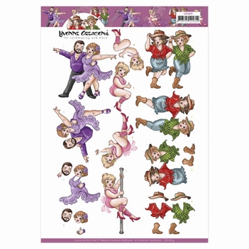 Yvonne Creations knipvel Bubbly Girls - Dancing CD11874