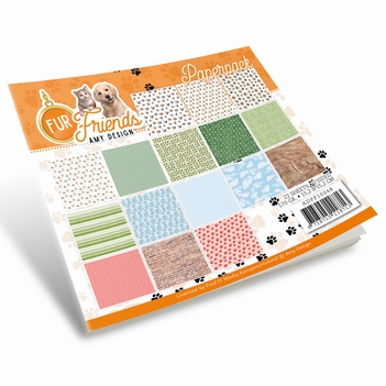 Amy Design Paper pack Fur Friends ADPP10048
