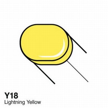 Copic Sketch Lightning Yellow CPSY18