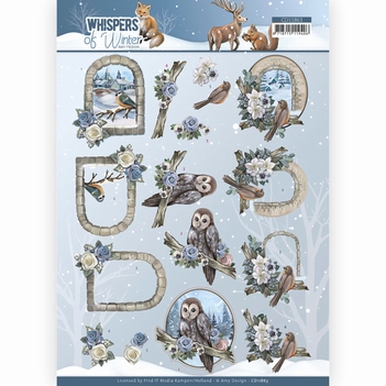 Amy Design knipvel Whispers of Winter - Birds CD11863