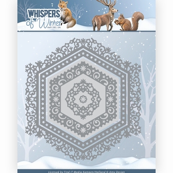 Amy Design Snijmal Whispers of Winter - Hexagon ADD10290