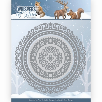 Amy Design Snijmal Whispers of Winter - Circle ADD10289