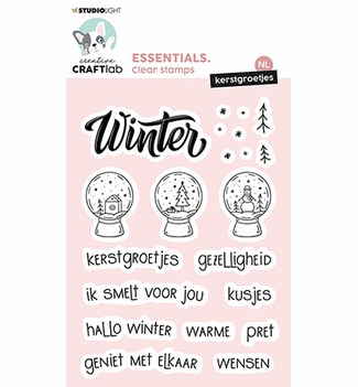 Creative Craftlab Clear Stamp Wintergroet CCL-ES-STAMP293