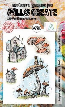 AALL & Create Clear Stamp Mushroom Cottage AALL-TP-798*