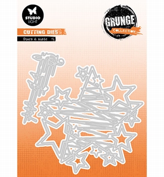 Studio Light Snijmal Grunge Stars & Music SL-GR-CD435