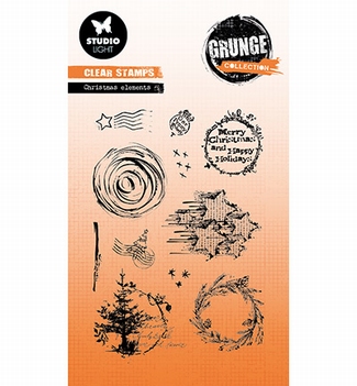 Studio Light Clear Stamp Grunge Elements SL-GR-STAMP316