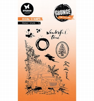 Studio Light Clear Stamp Grunge Truck SL-GR-STAMP318