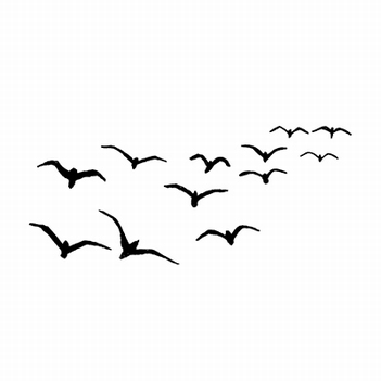 Lavinia Clear Stamp Birds LAV097