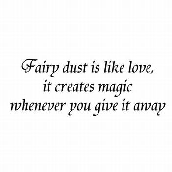 Lavinia Clear Stamp Fairy Dust is like Love LAV024