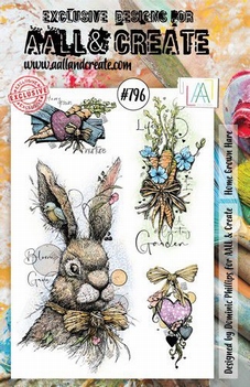 AALL & Create Clear Stamp Home Grown Hare AALL-TP-796*
