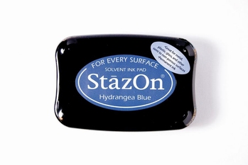 Stazon Inktkussen Hydrangea Blue SZ-000-64