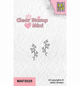 Nellie Snellen Mini Clear Stamp Berrie Branch MAFS025