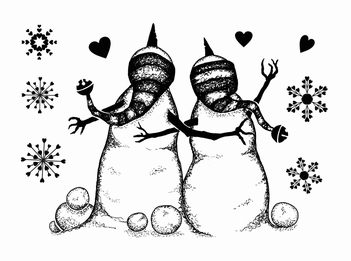 Card-io Clear Stamp Holiday Hugs CDCCSTHOL-05