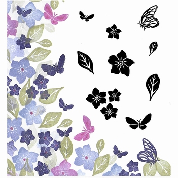 Card-io Majestix Clear Stamp Forget me Not MAFO-02