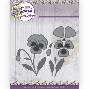 Precious Marieke Snijmal Purple Passion - Pansies PM10247
