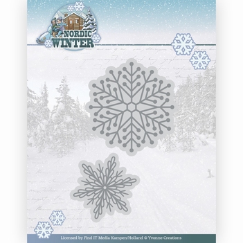 Yvonne Creations Snijmal Nordic Winter - Stars YCD10296