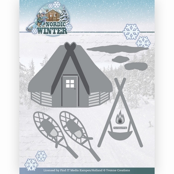 Yvonne Creations Snijmal Nordic Winter - Shelter YCD10294