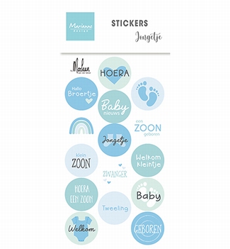 Marianne Design Stickervel Jongetje CA3182