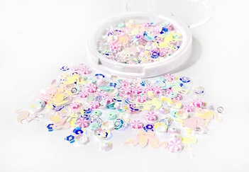 Picket Fence Sequin Mix Pink Flamingo Mambo SQC-144