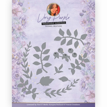 Yvonne Creations Snijmal Very Purple - Branches YCD10298