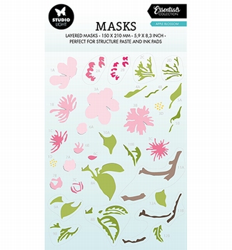Studio Light Mask Stencil Apple Blossom SL-ES-MASK173