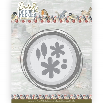 Precious Marieke Snijmal Birds & Berries - Circle PM10251