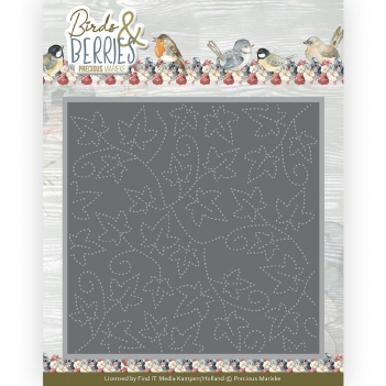 Precious Marieke Snijmal Birds & Berries - Leaf FramePM10249
