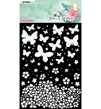 Studio Light Mask Stencil Blooming Butterfly SL-BB-MASK169