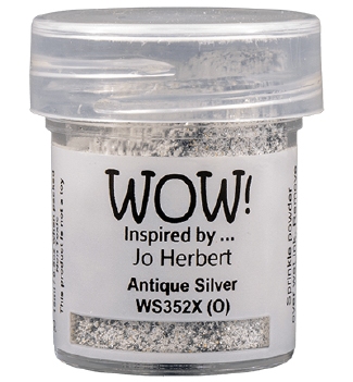 WOW Embossing Poeder Glitter Antique Silver WS352X*