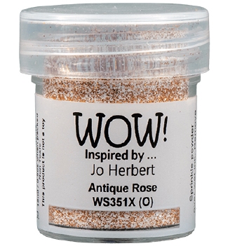 WOW Embossing Poeder Glitter Antique Rose WS351X*