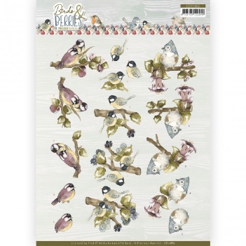 Precious Marieke knipvel Birds & Berries - GooseberryCD11882