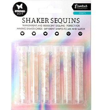 Studio Light Shaker Sequins Hearts SL-ES-SHAKE08