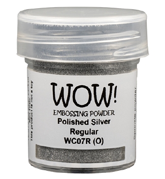 WOW Embossing Poeder Metallics Polished Silver WC07R