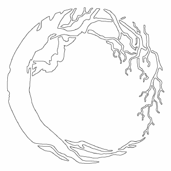 Card-io Mask Stencil Round Tree STRO-02