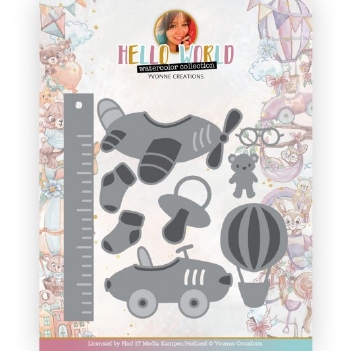 Yvonne Creations Snijmal Hello World - Toys YCD10302