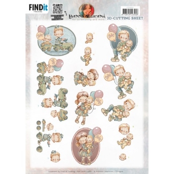 Yvonne Creations knipvel Baby Boy & Girl CD11920