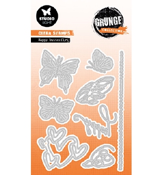 Studio Light Snijmal Grunge Happy Butterfly SL-GR-CD502