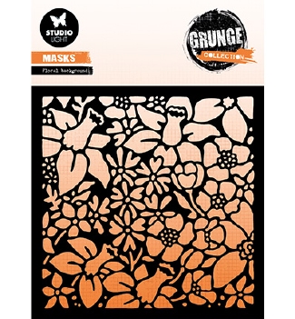 Studio Light Mask Stencil Grunge Floral SL-GR-MASK182