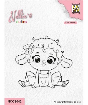 Nellie Snellen Clear Stamp Cuties Little Lam NCCS042